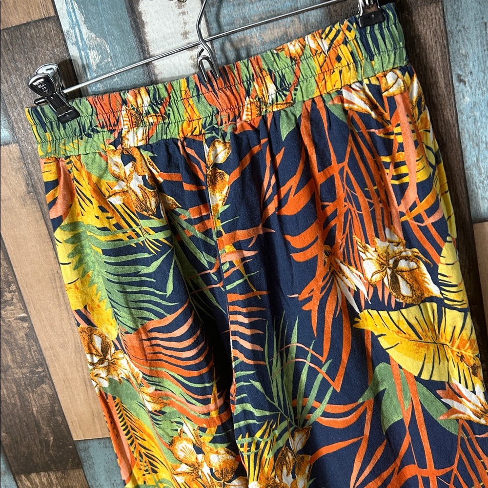 Panama Jack small Multicolor tropical rayon pants - Picture 14 of 14